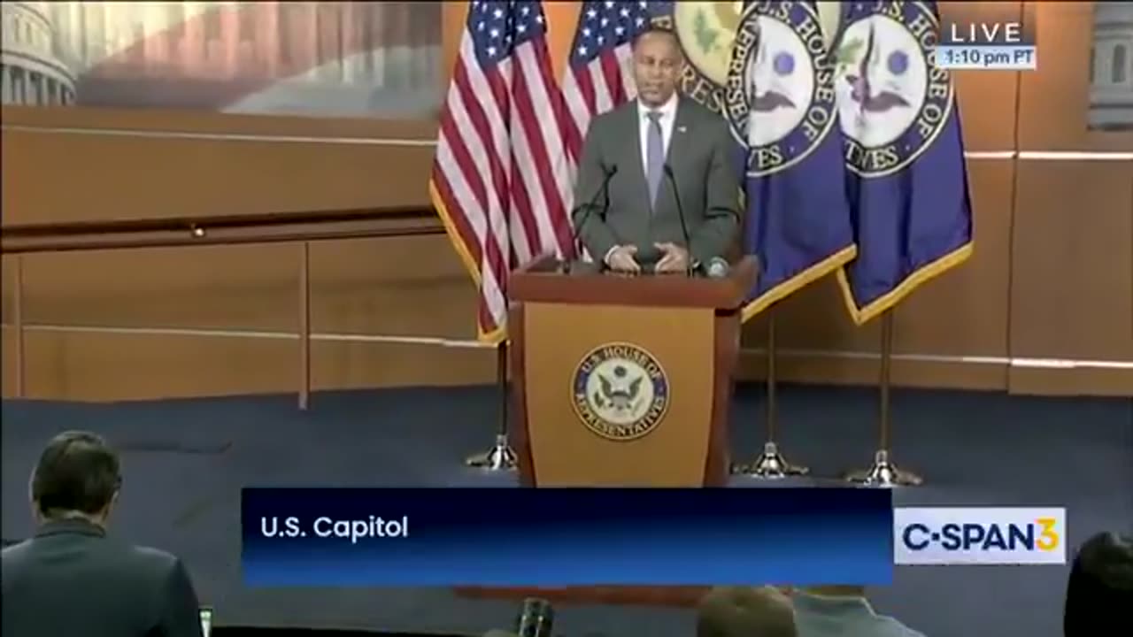 Hakeem Jeffries Accuses Republicans of Pushing ‘Conspiracy Theories’ About Biden's Health