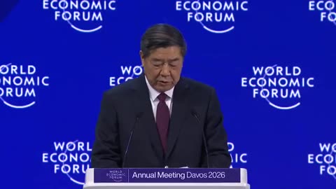 At Davos, China's Vice-Premier defends globalism...