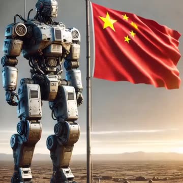 🤖🔥 "When Robots Meet 🇺🇸 National Flags – A Mind-Blowing Hybrid!"