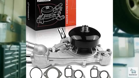 A-Premium Engine Water Pump (W/Thermostat & Gasket #12569519, 19195104) Compatib