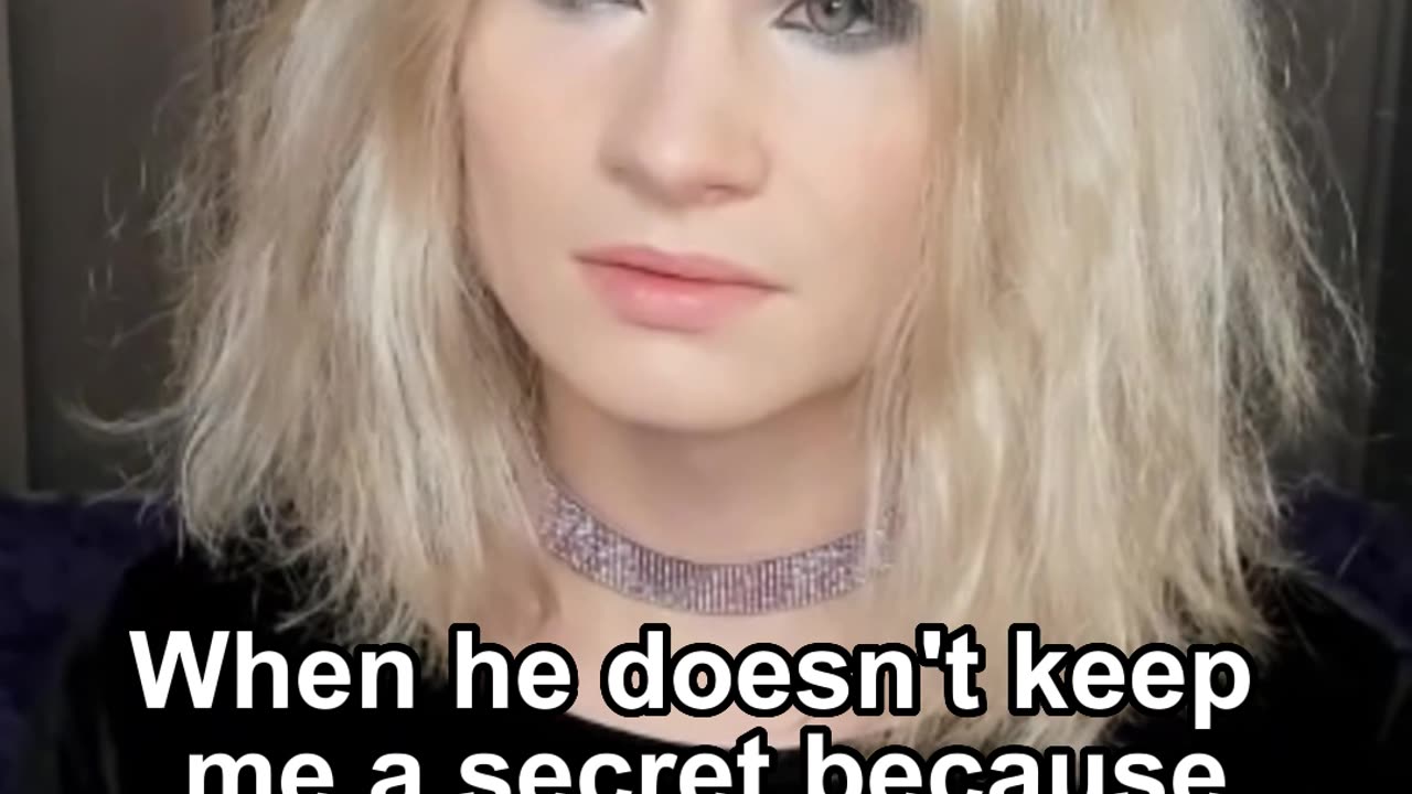 When he doesn't keep me a secret because I'm trans