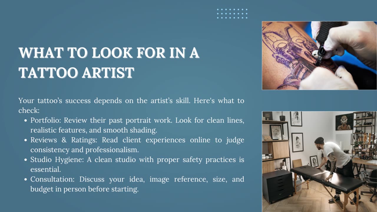 Best Styles for Portrait Tattoos & How to Find Yours