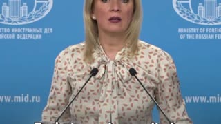 Zajárova responde con calma a la “histeria” de Zelenski