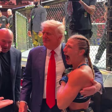 President Donald J. Trump X UFC champion Kayla Harrison.