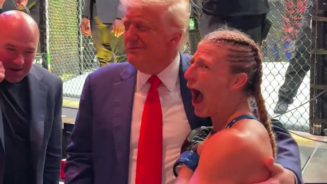 President Donald J. Trump X UFC champion Kayla Harrison.