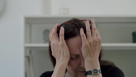 Women Crying, Girl Women Crying, Girl Crying and Wiping Tears, Looking Depressed and Sad