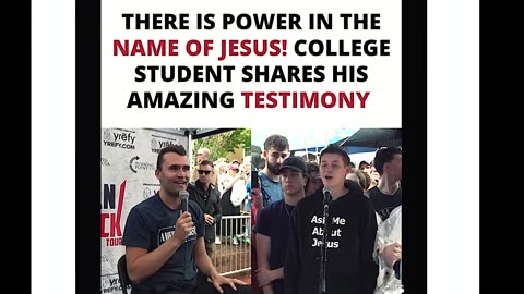 Charlie Kirk a born again Christian. MSM not reporting!