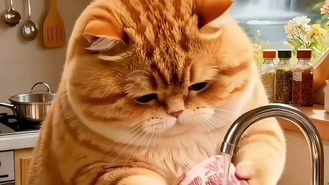 Cat Daily Life Advanture #cats #catsthatcancook #cutepetdebutplan #adorablecats #catcooking