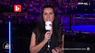 Flora Moussy sur RMC Sport XX UFC Paris