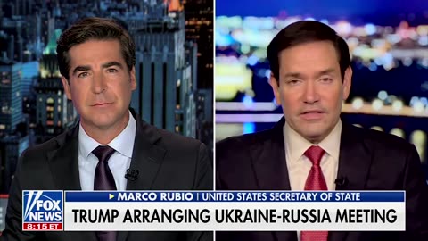 Rubio Shares What One Thing Ukraine Needs 'To Believe' For War To End