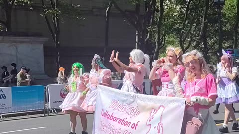 Japan Parade in New York City. Happy Mother's Day!