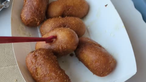 Cuban Edde's Oreo Stuffed Empanada Taste Test The Fast-Food Restaurant & Dessert Review Guys