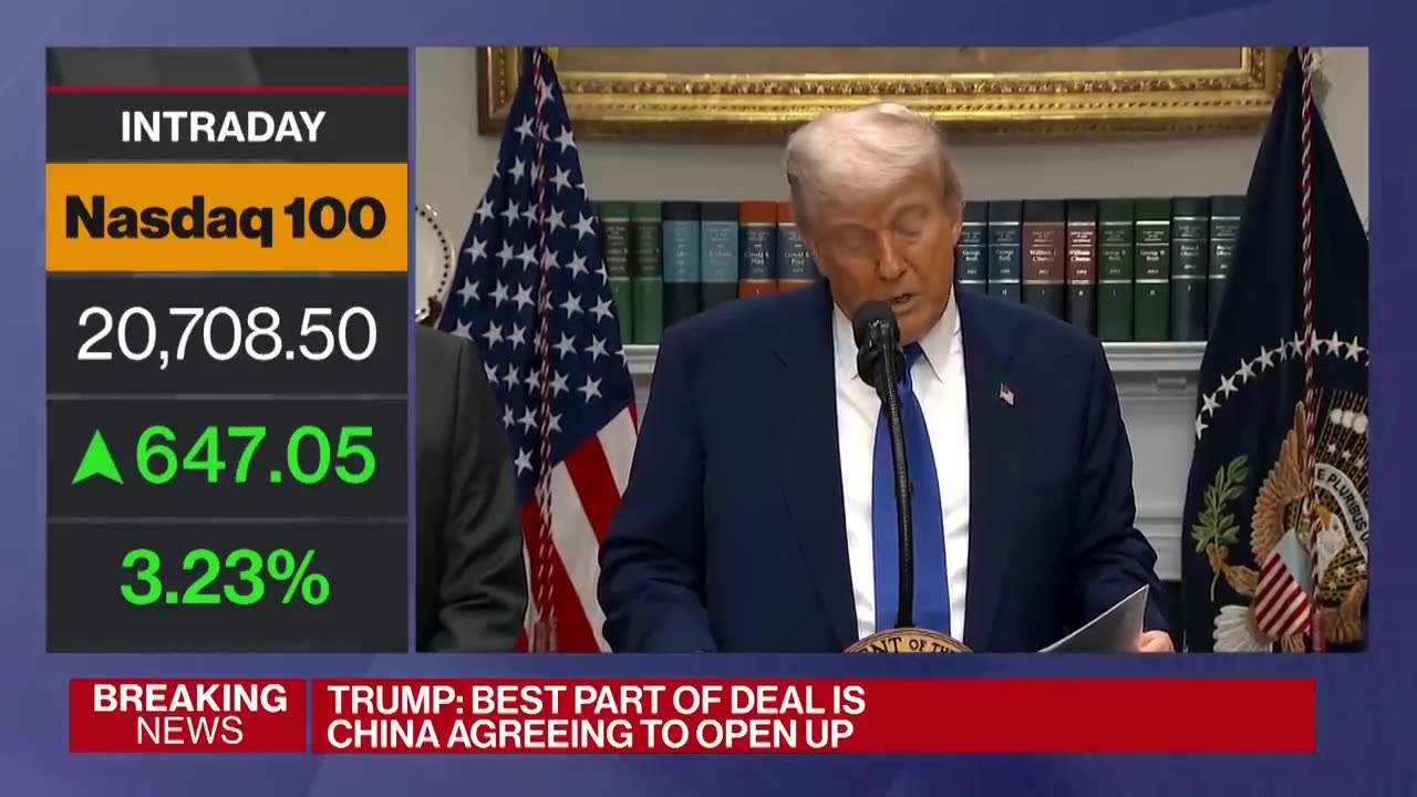 Trump Says US Achieved Total Reset With China