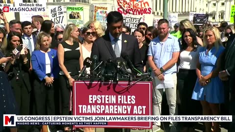 🇺🇸 US Congress | Epstein Victims Join Lawmakers Press Briefing on Files Transparency Bill [LIVE]