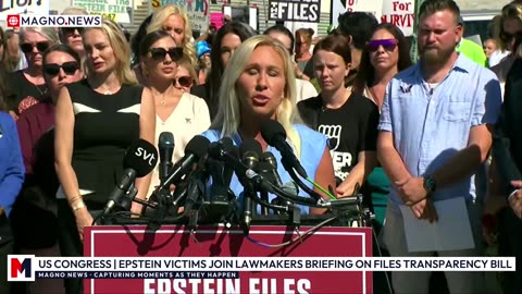 🇺🇸 US Congress | Epstein Victims Join Lawmakers Press Briefing on Files Transparency Bill [LIVE]