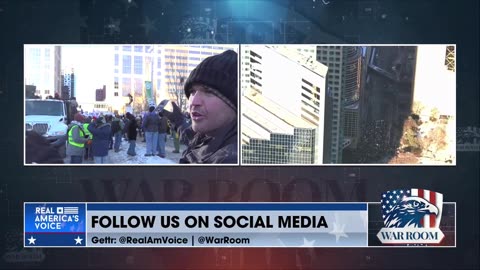 Ben Bergquam Continually Harassed By Leftist Scum At Protest In Minneapolis