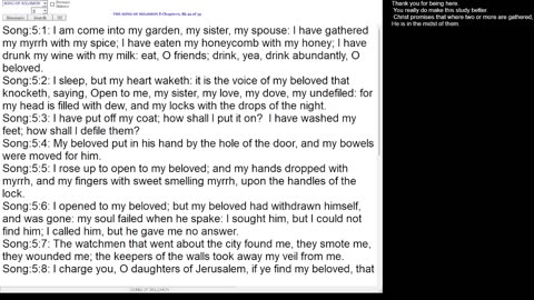 Song of Solomon 5-6