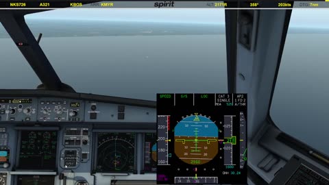 Landing in Myrtle Beach (KMYR)