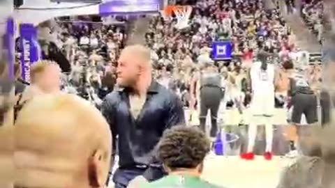 Conor picked a fight with a basketball player #mma