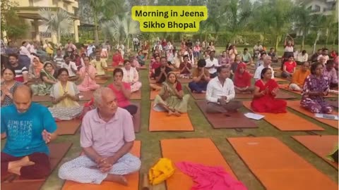 Morning at Jeena Sikho Bhopal – Ayurvedic Healing Begins with Positivity