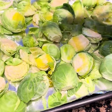 Garlic Salmon and Parmesan Roasted Brussels Sprouts