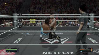 wwe 2k25 332 universe Shawn Spears VS Ashante Thee Adonis