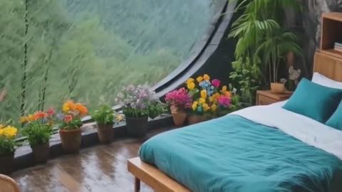 Magical Cave Resort, Thunderstorm, Rain, Camping, Adventure-Filled Mountain Vacations.