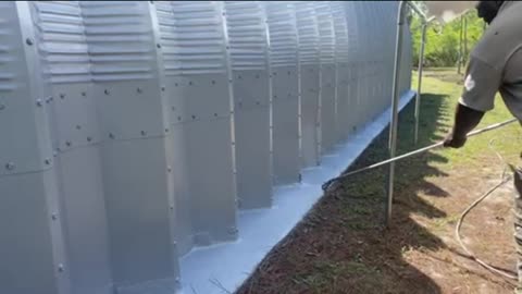 Quonset Hut Paint using PERMAKOTE® SILVER