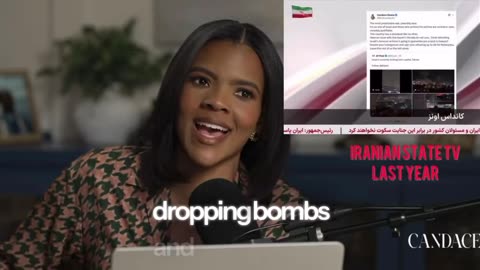 Candace Owens, conspiracy kook & antisemite has a theory about Iran (spoiler: It's Israel & the Jooos)
