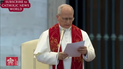 POPE LEO XIV Reveals Why "God never gives up on us" in English - with Full Blessing