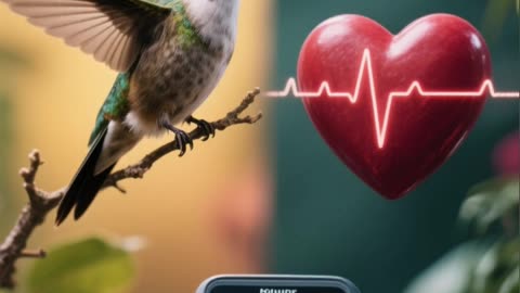 this tiny bird fly backward, hover in mid air, beat its wings faster than human eye can see.#bird