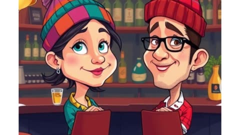 Beanies at the bar: Time for a no-strings-attached pickup! 🧢🍻