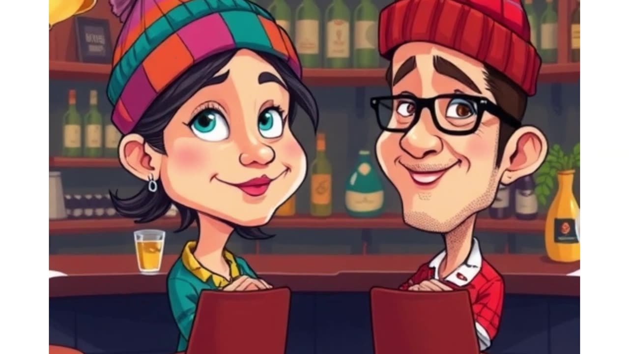 Beanies at the bar: Time for a no-strings-attached pickup! 🧢🍻