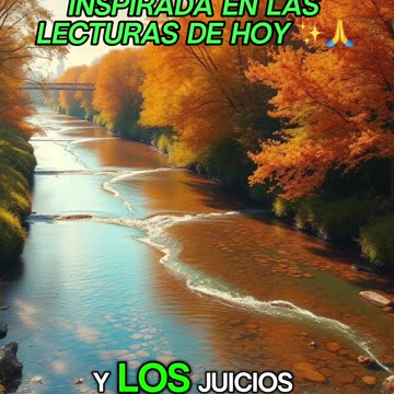 🙏✨Oración Inspirada en las Lecturas de Hoy ✨🙏