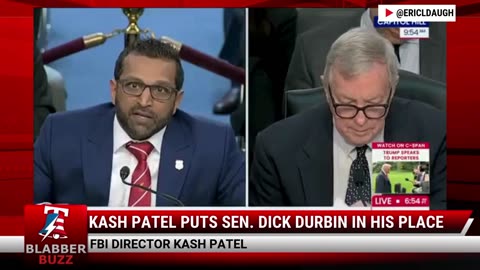Kash Patel Puts Sen. Dick Durbin in His Place
