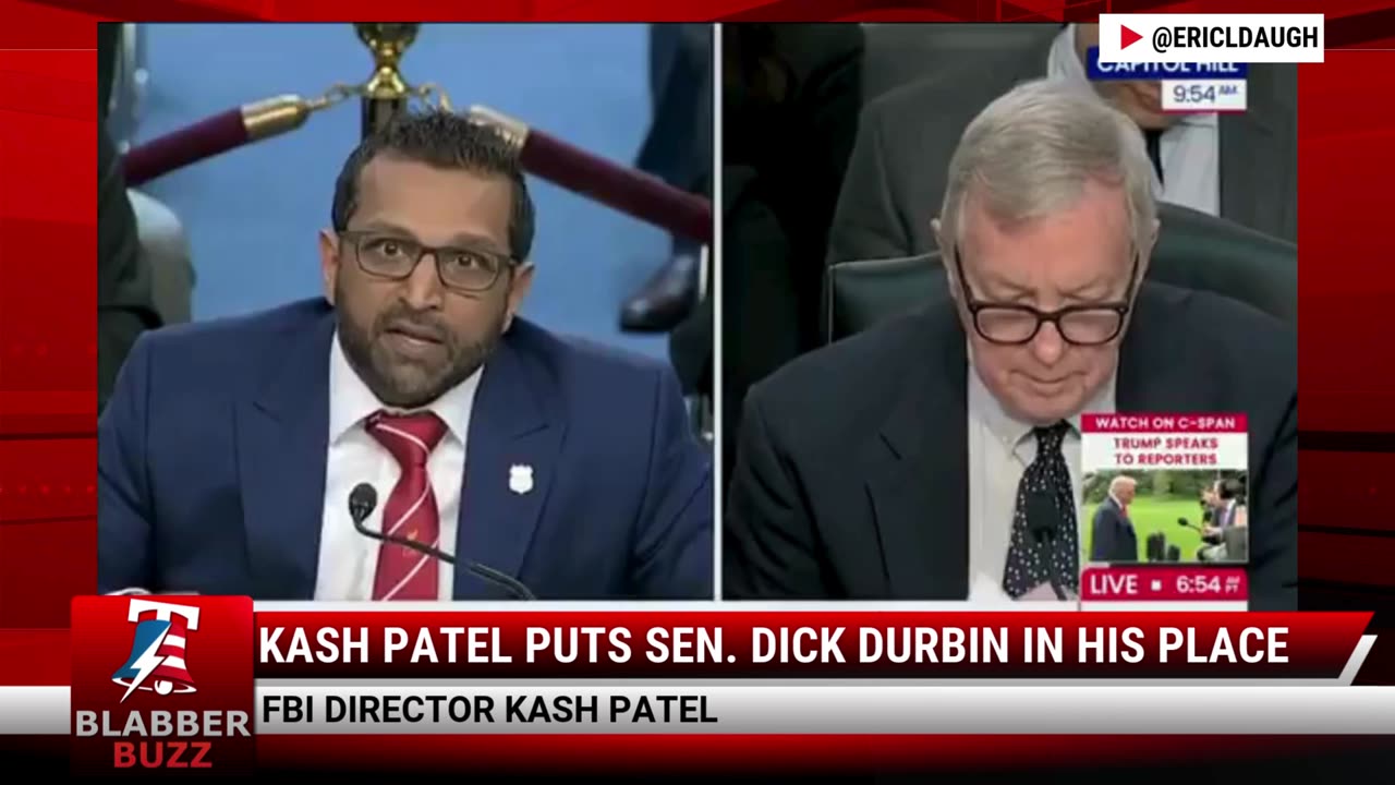 Kash Patel Puts Sen. Dick Durbin in His Place