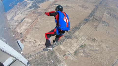 Skydiver Loses Control During Free Fall