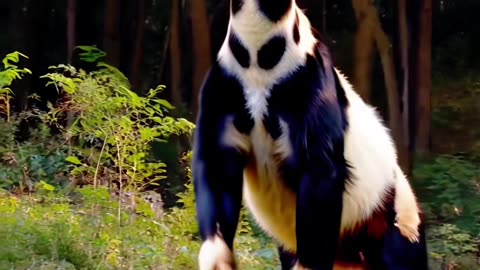 Panda + Giraffe = PANDAFFE 🐼🦒 The New Animal Trend #ai #fyp