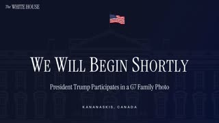 President Trump Participates in a G7 Family Photo