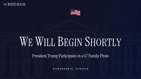 President Trump Participates in a G7 Family Photo