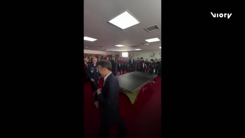 Macron joins Olympic medallist for table tennis in Chengdu after informal talks with China