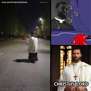 What a W Priest, bro is just singmaxxing and blessing the whole place.