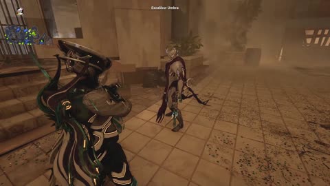 Umbra checks out the Central mall on his own | Warframe