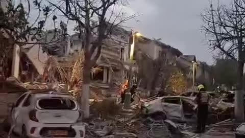 Video of Destruction From Recent Iranian Strike on Southern Tel Aviv