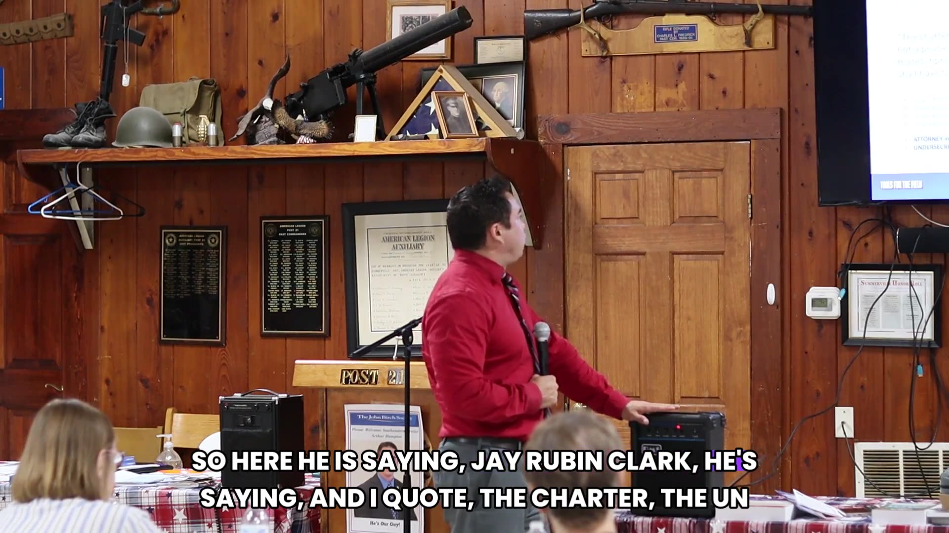 Arthur Hampton with JBS.ORG presentation