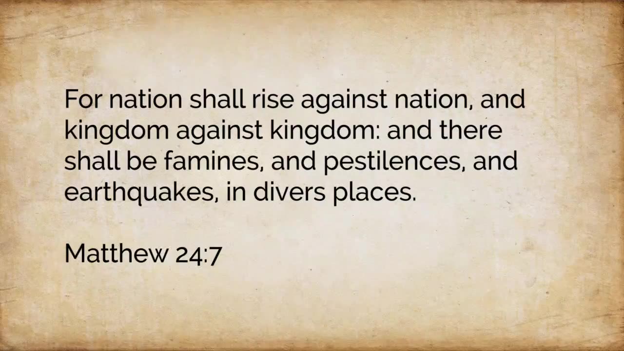 What Shall Be the Sign of Thy Coming - Part 1 - Dr Thomas M Cucuzza