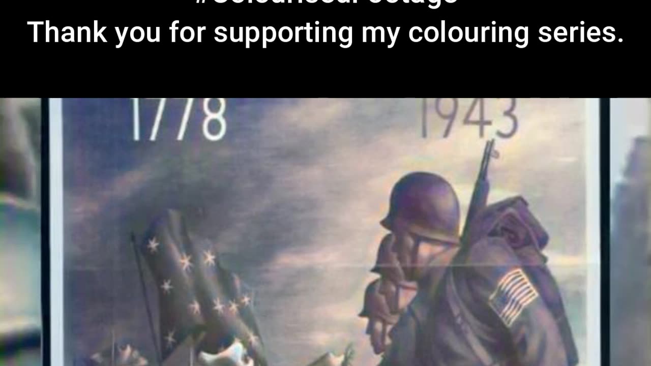 1943 War Effort Propaganda Poster #ColourisedHistory