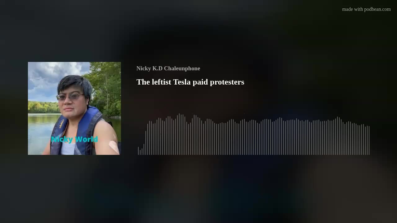 The leftist Tesla paid protesters