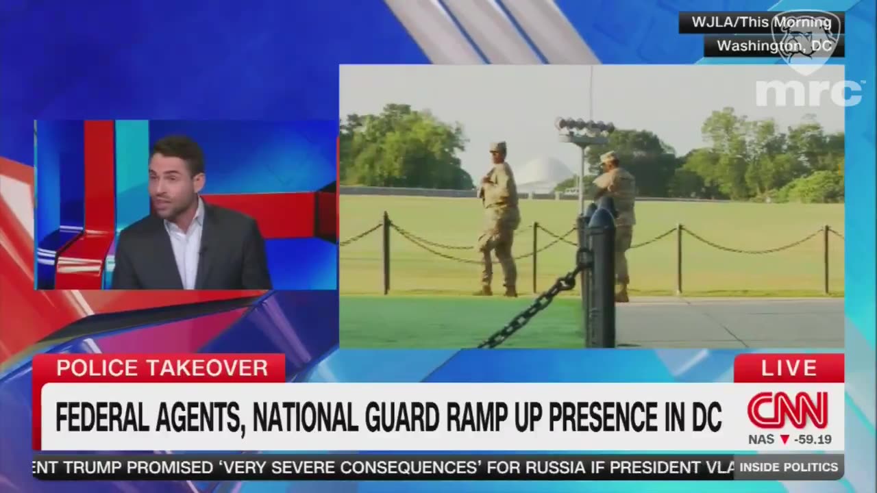 CNN Reporter Struggles to Admit Trump DC Cleanup is Working