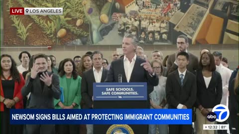 Newsom signs legislative bills targeting enforcement of federal immigration policies in California